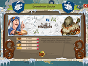 Goodgame Empire - Interface de migration vers le monde du glacier ternel (ici en anglais)